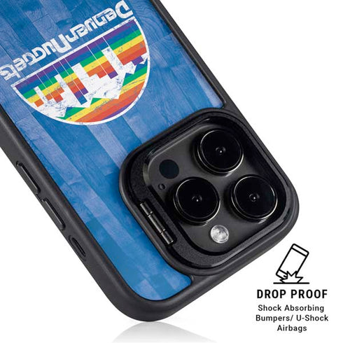 NBA Denver Nuggets Hardwood Classics iPhone 16 Pro Kickstand Case